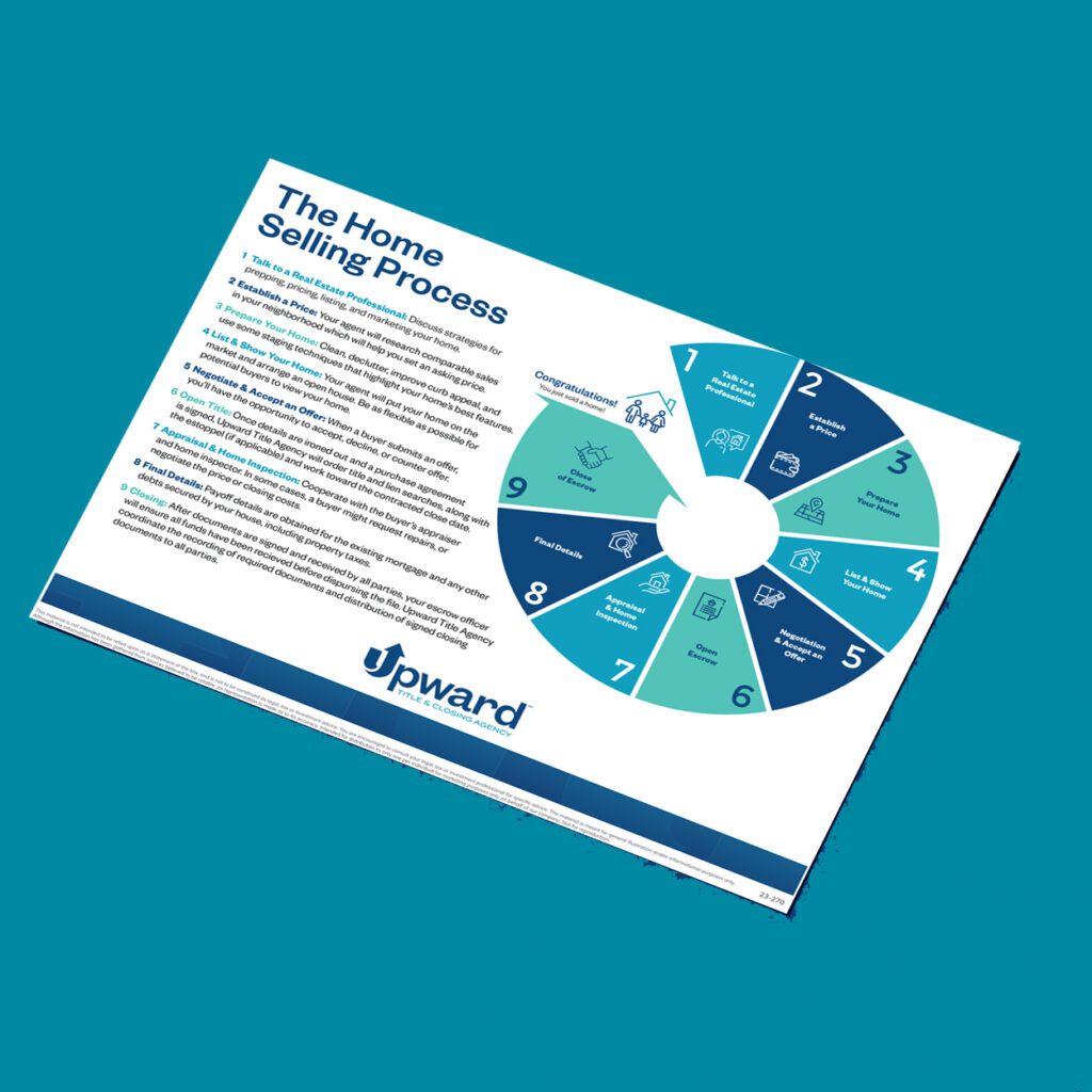 Flyer Thumbnail with text and a round chart
