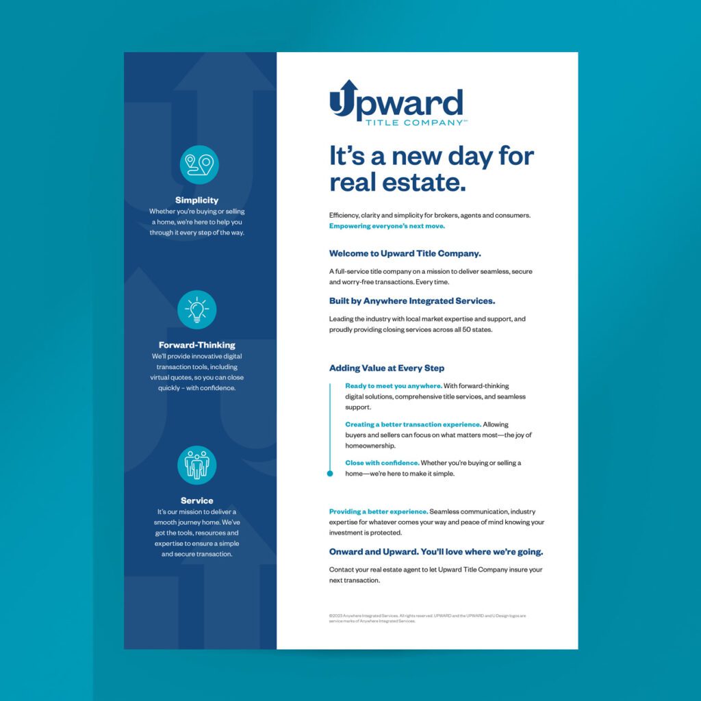 Upward Overview flyer thumbnail