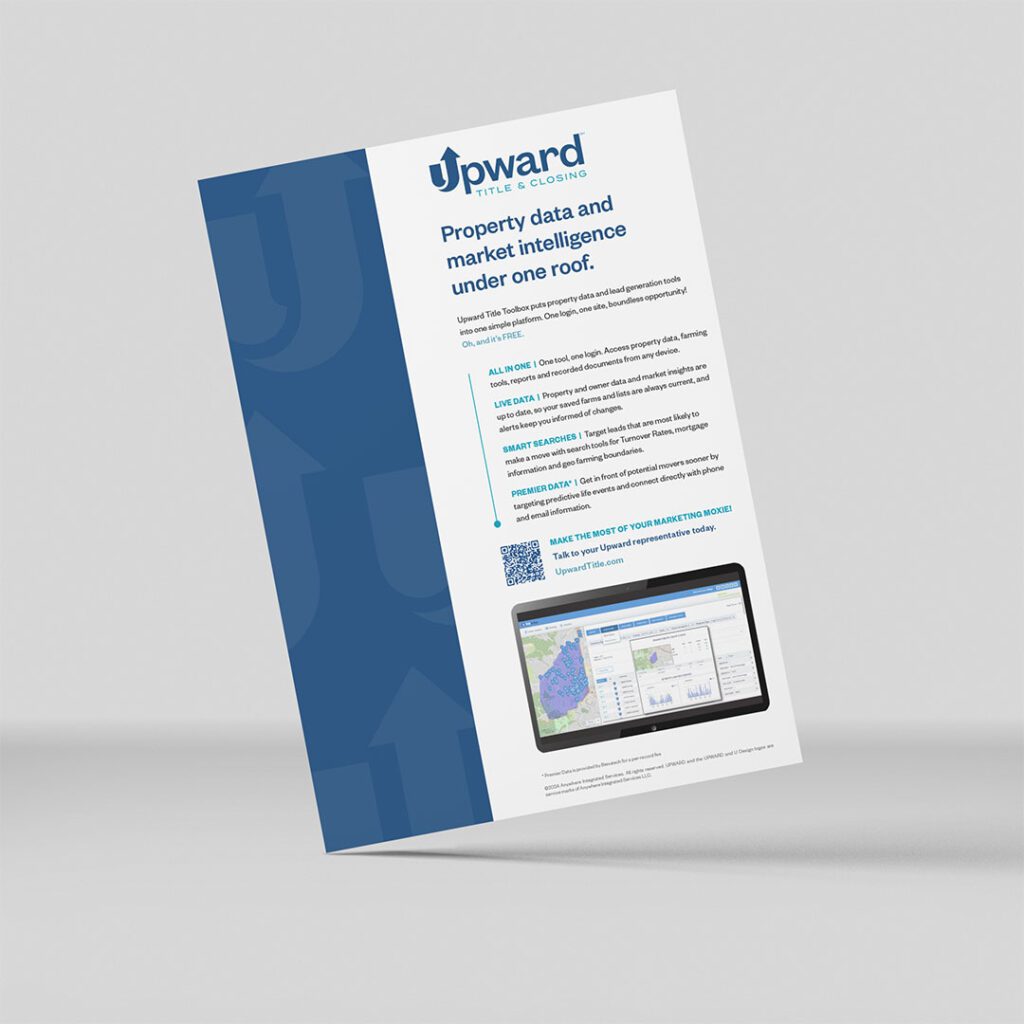 Flyer outlining the types of targeted data available.